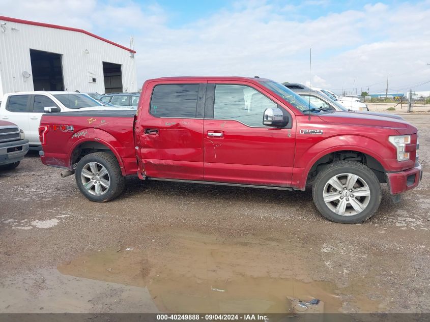 2015 Ford F-150 Supercrew VIN: 1FTEW1EF1FFB69764 Lot: 40249888