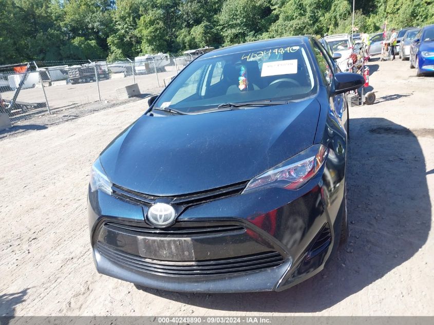 2017 Toyota Corolla Le VIN: 2T1BURHE0HC910766 Lot: 40249890