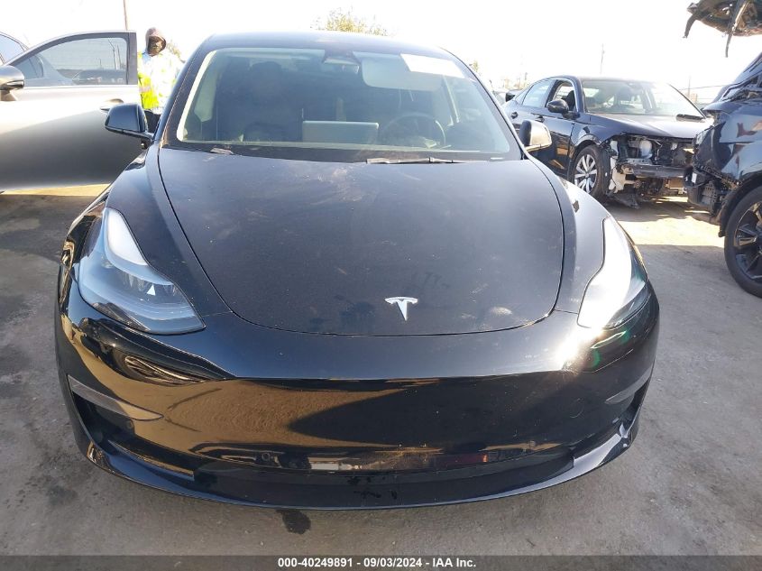 2022 Tesla Model 3 Long Range Dual Motor All-Wheel Drive VIN: 5YJ3E1EB6NF130839 Lot: 40249891