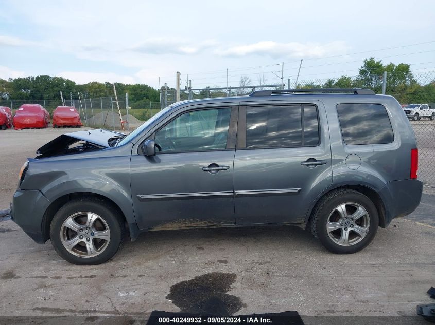 2013 Honda Pilot Exl VIN: 5FNYF4H51DB061163 Lot: 40249932