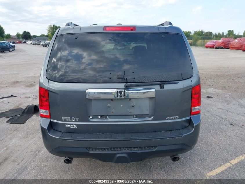 2013 Honda Pilot Exl VIN: 5FNYF4H51DB061163 Lot: 40249932