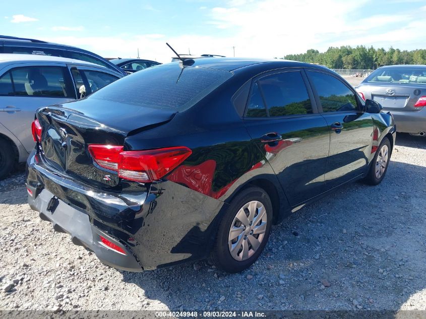 2020 Kia Rio S VIN: 3KPA24AD4LE312518 Lot: 40249948