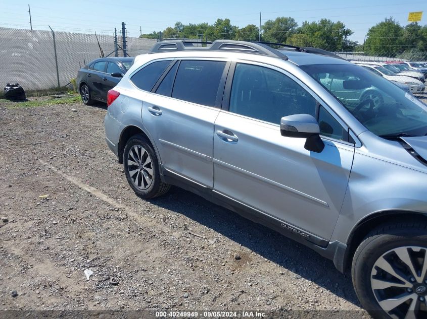 2017 Subaru Outback 2.5I Limited VIN: 4S4BSANC3H3432244 Lot: 40249949