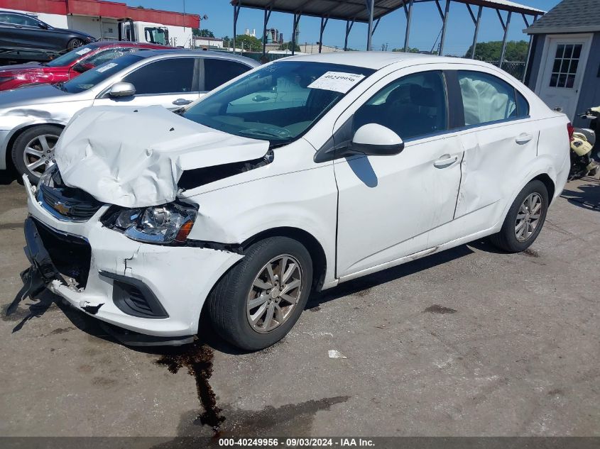 2018 Chevrolet Sonic Lt Auto VIN: 1G1JD5SG0J4114101 Lot: 40249956