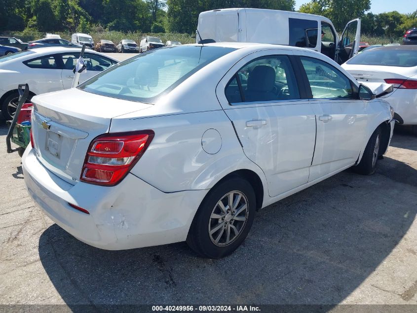 2018 Chevrolet Sonic Lt Auto VIN: 1G1JD5SG0J4114101 Lot: 40249956