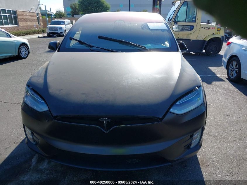 2020 Tesla Model X Performance Dual Motor All-Wheel Drive VIN: 5YJXCAE42LF285605 Lot: 40250006