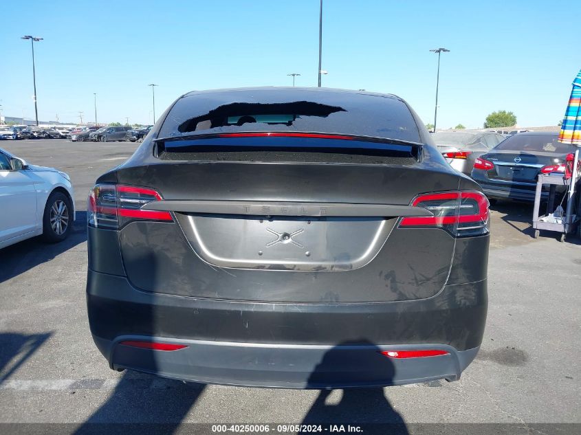 2020 Tesla Model X Performance Dual Motor All-Wheel Drive VIN: 5YJXCAE42LF285605 Lot: 40250006