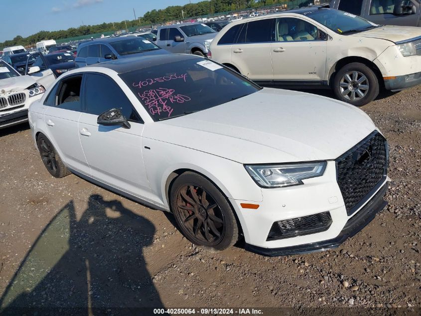 2018 AUDI A4 2.0T PREMIUM/2.0T TECH PREMIUM - WAUENAF41JA175079