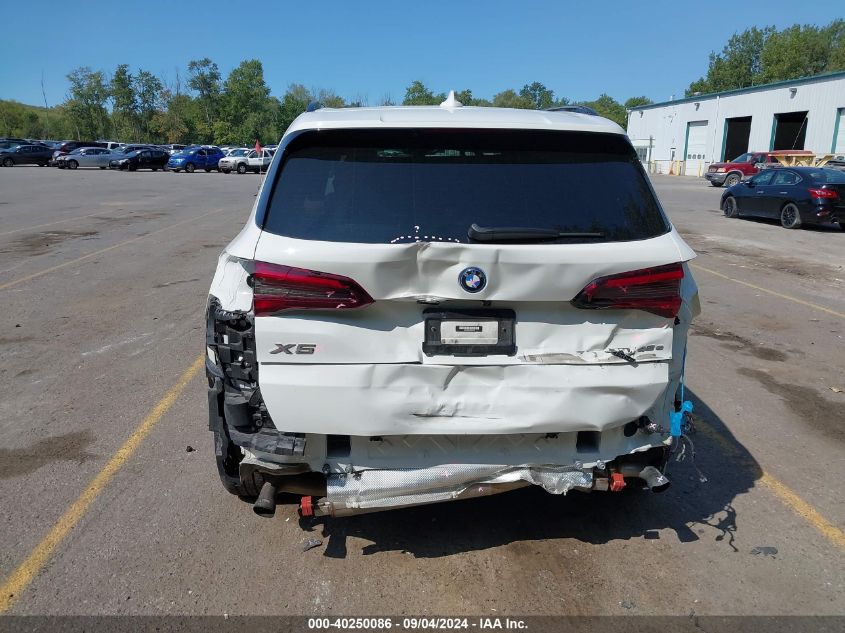 2023 BMW X5 Phev xDrive45E VIN: 5UXTA6C0XP9P91781 Lot: 40250086