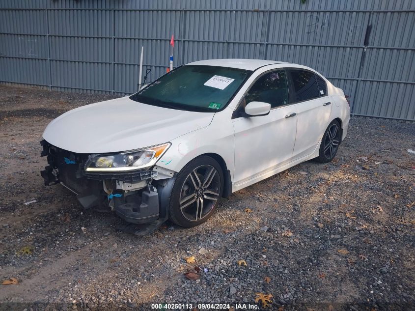 2016 Honda Accord Sport VIN: 1HGCR2F51GA186350 Lot: 40250113