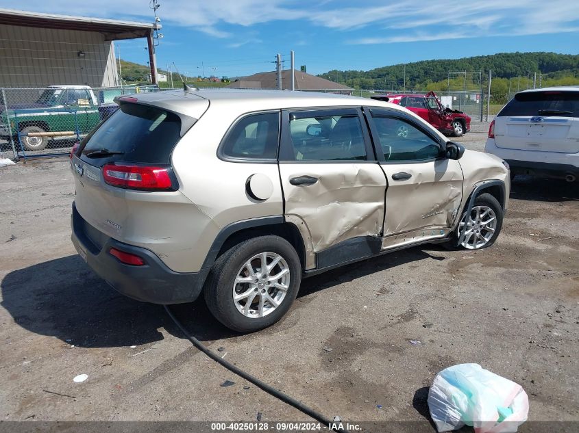 2015 Jeep Cherokee Sport VIN: 1C4PJMAB6FW541045 Lot: 40250128