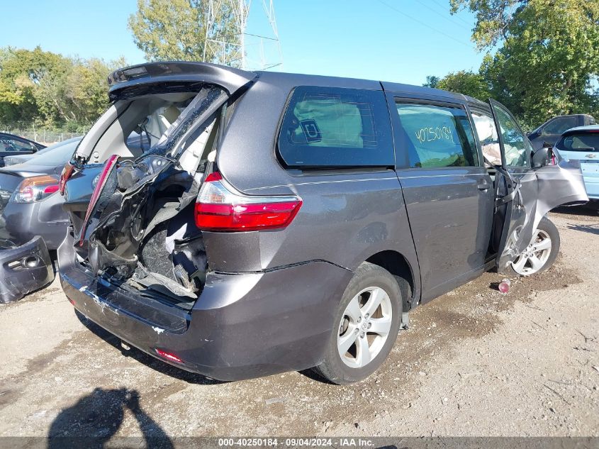 VIN 5TDZK3DC8GS725330 2016 TOYOTA SIENNA no.4