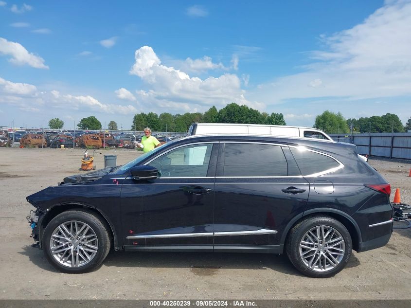 2022 Acura Mdx Advance Package VIN: 5J8YE1H84NL024541 Lot: 40250239