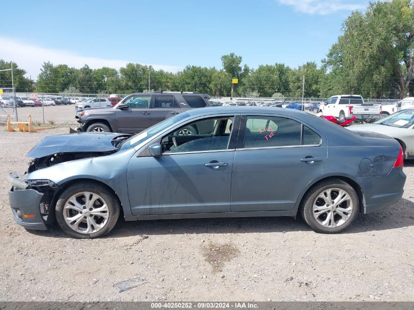 2012 Ford Fusion Se VIN: 3FAHP0HA3CR285461 Lot: 40250252