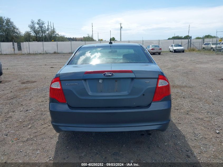 2012 Ford Fusion Se VIN: 3FAHP0HA3CR285461 Lot: 40250252