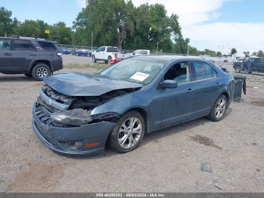 2012 Ford Fusion Se VIN: 3FAHP0HA3CR285461 Lot: 40250252