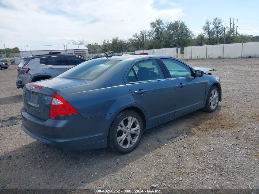 2012 Ford Fusion Se VIN: 3FAHP0HA3CR285461 Lot: 40250252