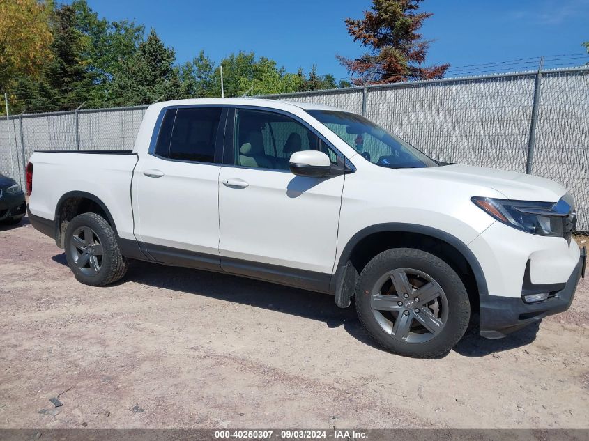 2022 Honda Ridgeline Rtl VIN: 5FPYK3F57NB032722 Lot: 40250307