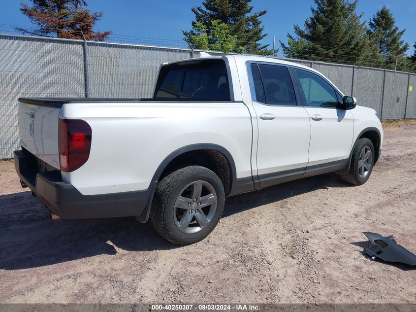2022 HONDA RIDGELINE RTL - 5FPYK3F57NB032722