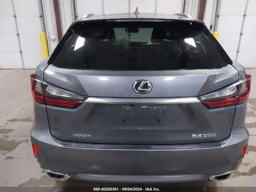 2017 Lexus Rx 350 VIN: 2T2ZZMCAXHC052337 Lot: 40250361