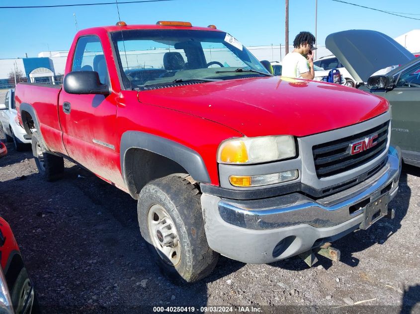 2004 GMC Sierra 2500Hd Work Truck VIN: 1GTHK24U54E185726 Lot: 40250419