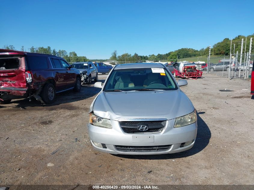 2007 Hyundai Sonata Limited/Se V6 VIN: 5NPEU46F57H272683 Lot: 40250420