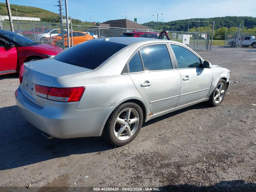 2007 Hyundai Sonata Limited/Se V6 VIN: 5NPEU46F57H272683 Lot: 40250420