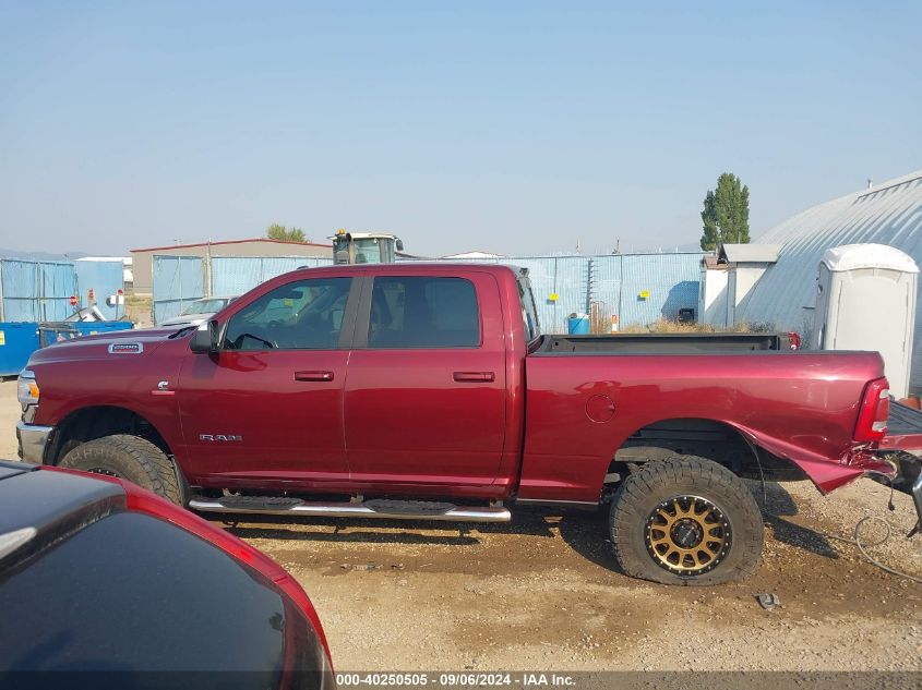 2020 Ram 2500 Big Horn 4X4 6'4 Box VIN: 3C6UR5DLXLG208144 Lot: 40250505