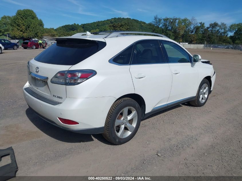 2010 Lexus Rx 350 VIN: 2T2BK1BA9AC075765 Lot: 40250522