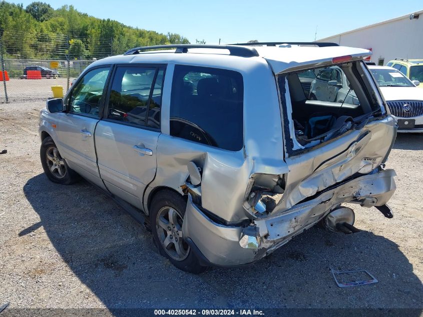 2006 Honda Pilot Ex-L VIN: 5FNYF18756B016925 Lot: 40250542