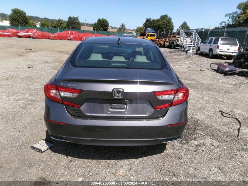 2018 Honda Accord Lx VIN: 1HGCV1F12JA100618 Lot: 40250598