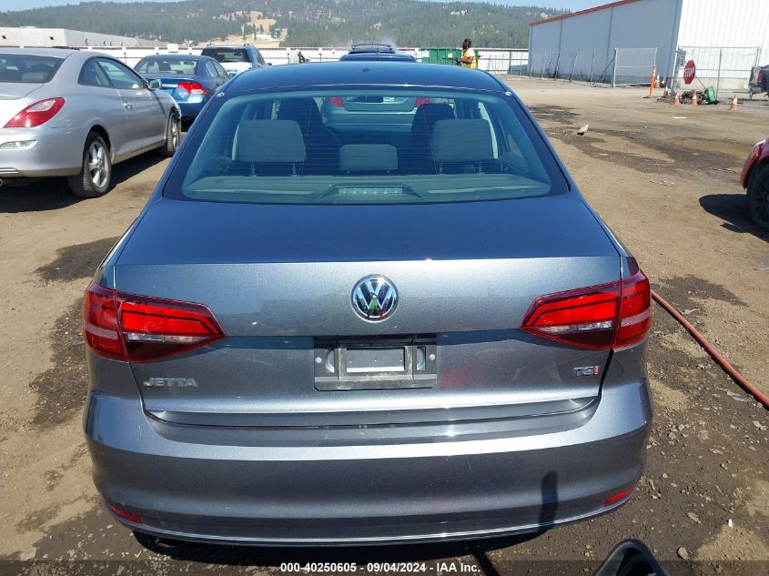 2016 Volkswagen Jetta 1.4T S VIN: 3VW267AJ6GM395958 Lot: 40250605