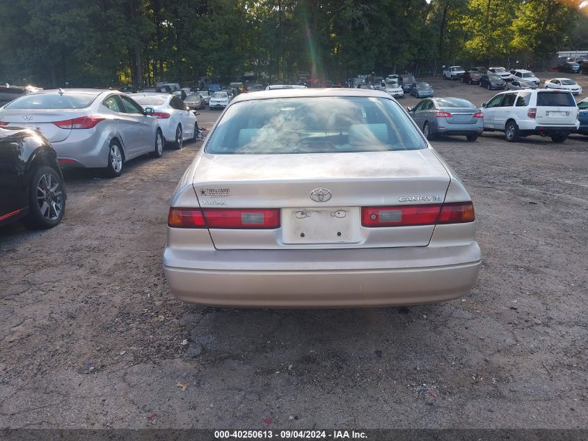 1999 Toyota Camry Le VIN: 4T1BG22K3XU891432 Lot: 40250613