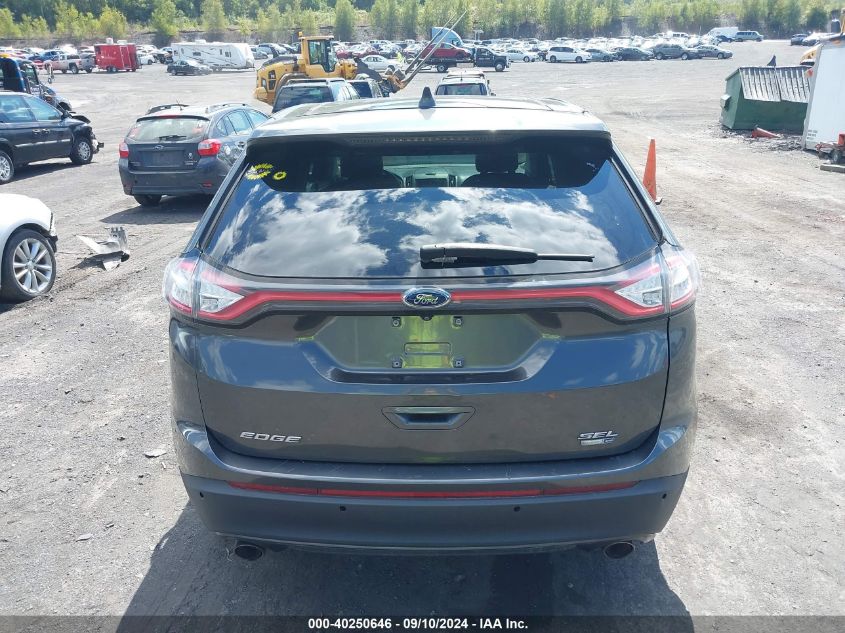 2018 Ford Edge Sel VIN: 2FMPK4J90JBB70089 Lot: 40250646