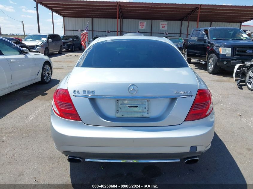 WDDEJ86X19A019725 2009 Mercedes-Benz Cl 550 4Matic