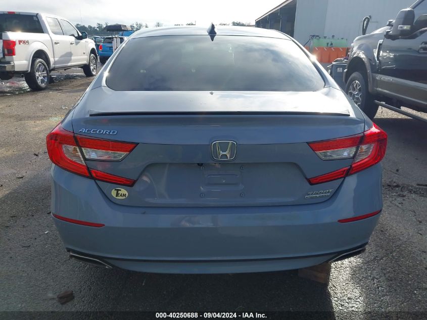 2021 Honda Accord Sport Special Edition VIN: 1HGCV1F40MA070114 Lot: 40250688