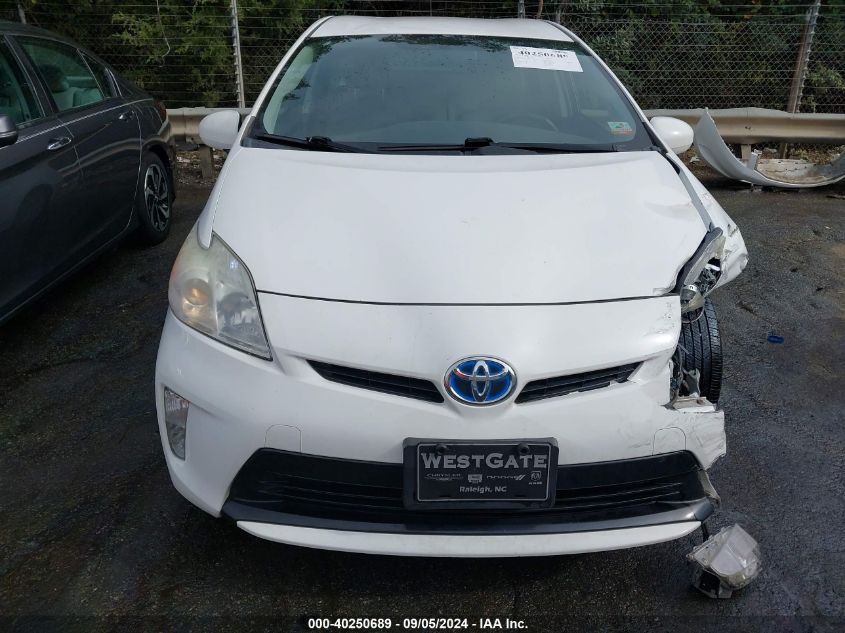 2013 Toyota Prius Two VIN: JTDKN3DU1D5643412 Lot: 40250689