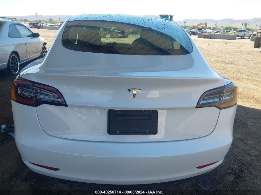 2020 Tesla Model 3 Standard Range Plus Rear-Wheel Drive/Standard Range Rear-Wheel Drive VIN: 5YJ3E1EA8LF740326 Lot: 40250714