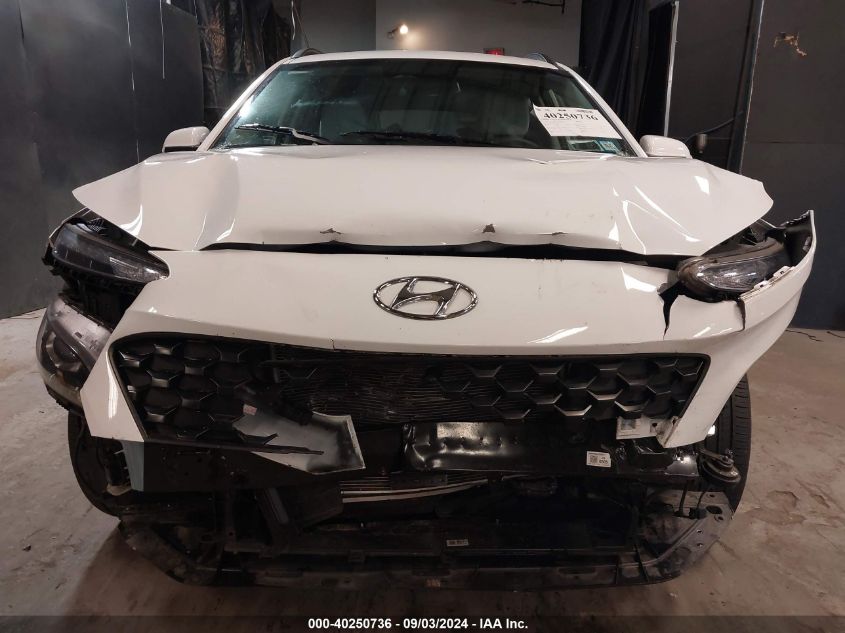 2022 Hyundai Kona Sel VIN: KM8K6CAB2NU912861 Lot: 40250736