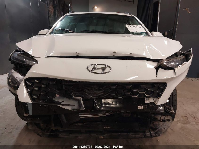 2022 Hyundai Kona Sel VIN: KM8K6CAB2NU912861 Lot: 40250736