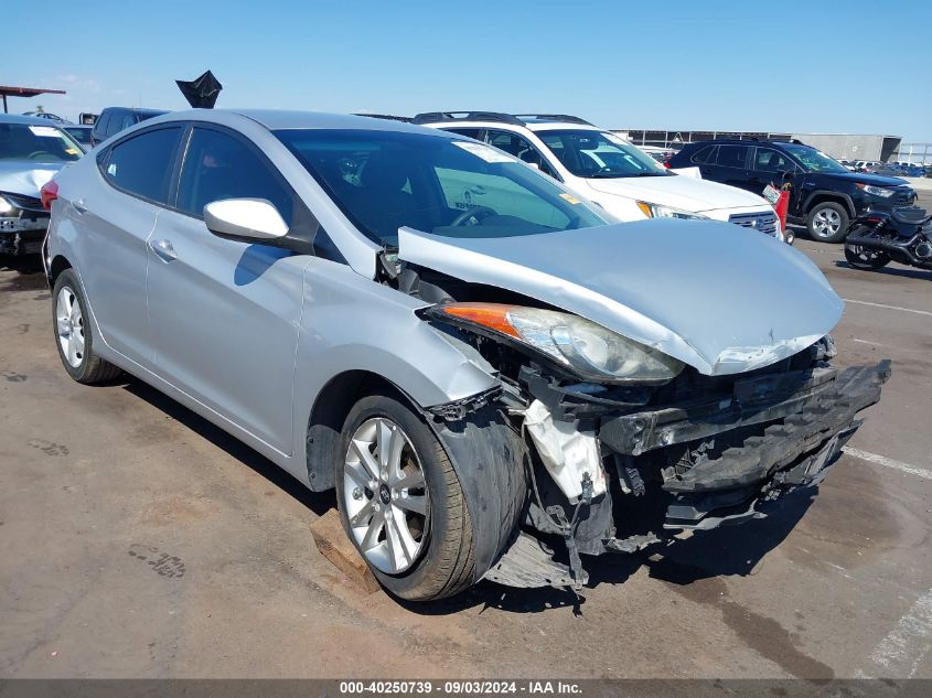 2012 Hyundai Elantra Gls VIN: 5NPDH4AEXCH083326 Lot: 40250739