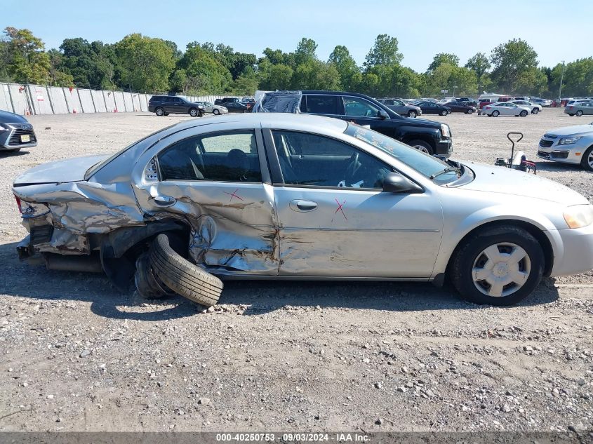 2006 Dodge Stratus Sxt VIN: 1B3AL46T96N160928 Lot: 40250753