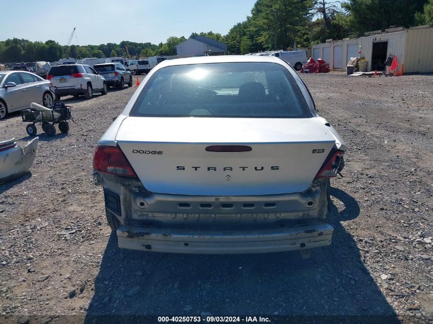 2006 Dodge Stratus Sxt VIN: 1B3AL46T96N160928 Lot: 40250753