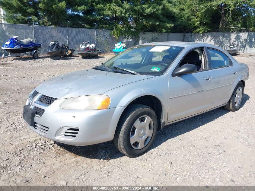 2006 Dodge Stratus Sxt VIN: 1B3AL46T96N160928 Lot: 40250753