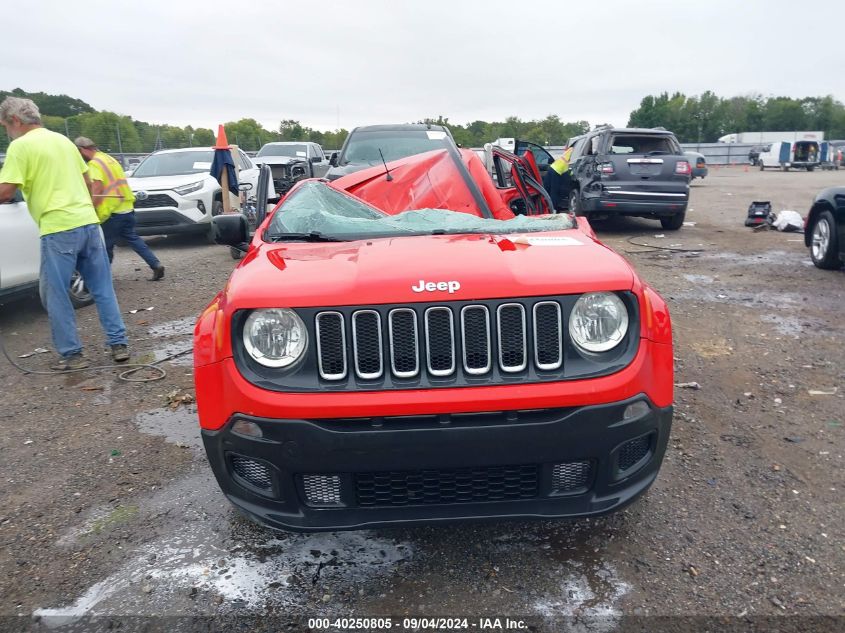 2015 Jeep Renegade Sport VIN: ZACCJAAT0FPB45230 Lot: 40250805