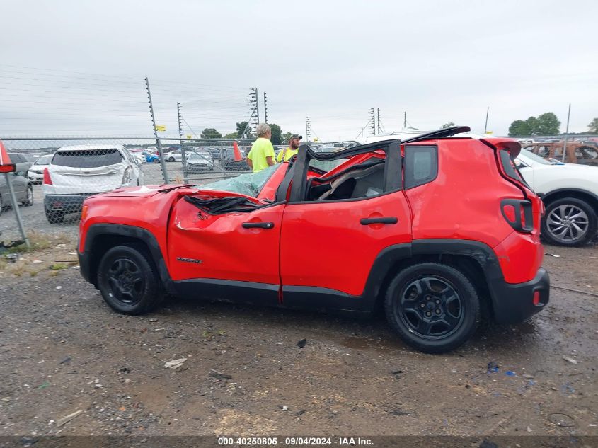 2015 Jeep Renegade Sport VIN: ZACCJAAT0FPB45230 Lot: 40250805