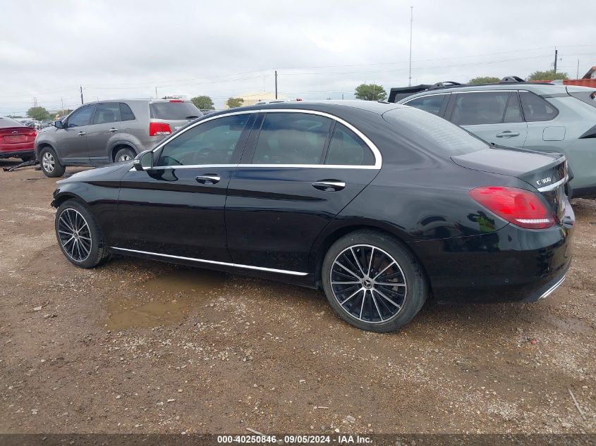 2020 Mercedes-Benz C 300 VIN: WDDWF8DBXLR552646 Lot: 40250846