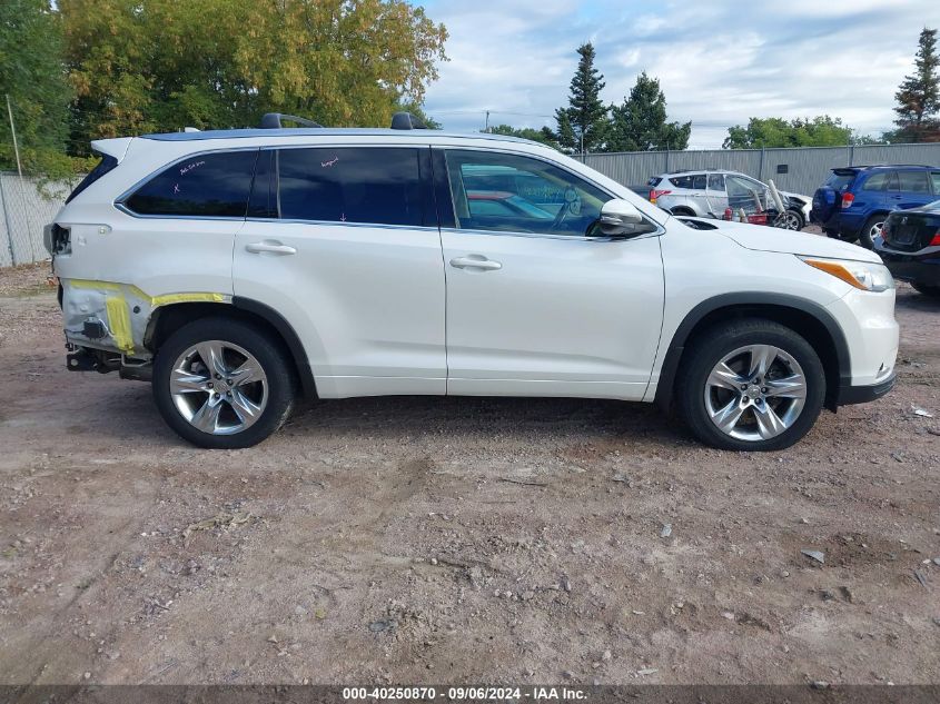 5TDDKRFH5FS147627 2015 Toyota Highlander Limited/Ltd Platinum