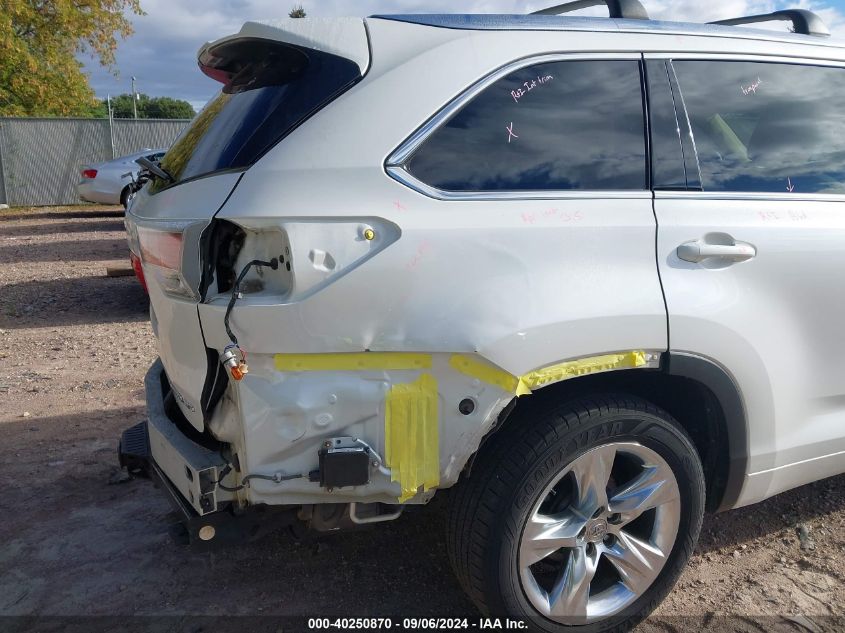 5TDDKRFH5FS147627 2015 Toyota Highlander Limited/Ltd Platinum