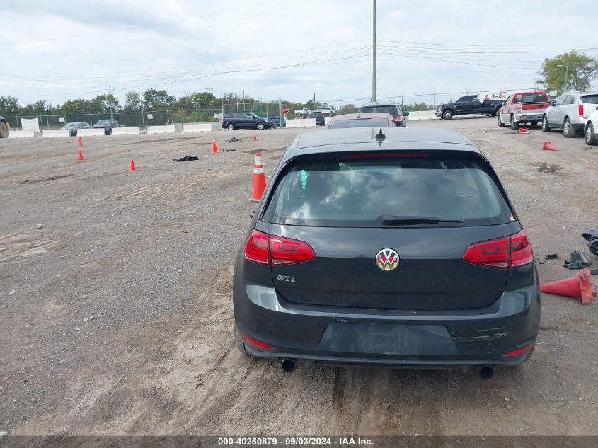 2017 Volkswagen Golf Gti S 4-Door VIN: 3VW4T7AU5HM006336 Lot: 40250879